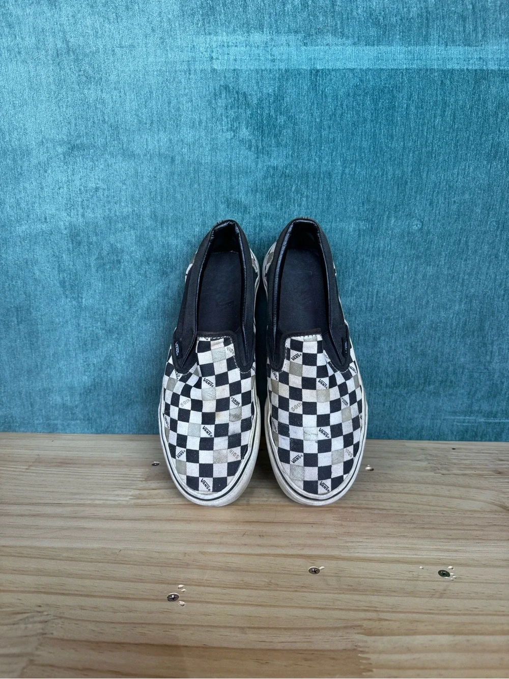 Vans 50th Anniversary Checkerboard Slip-On Sneakers -  Size M7/W8.5